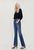 HIGH RISE STRETCH SLIM BOOTSCUT JEANS - Vervet