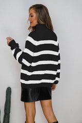 black stripe sweater 
