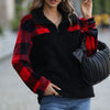 buffalo plaid sweatshirt