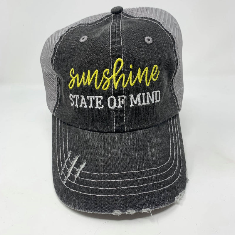  Sunshine State Of Mind Hat, ACCESSORIES, BAD HABIT APPAREL, BAD HABIT BOUTIQUE 
