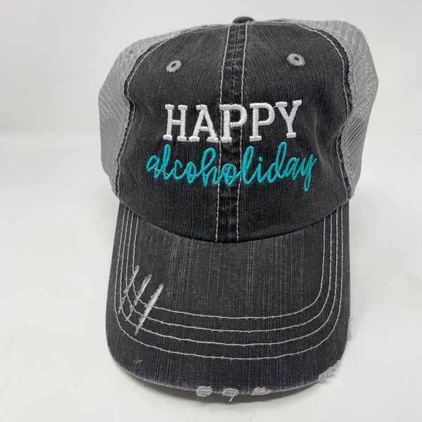  Happy Alcoholiday Hat, ACCESSORIES, BAD HABIT APPAREL, BAD HABIT BOUTIQUE 