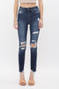 High Rise Ankle Skinny Denim Jeans - Mica **30A OCTOBER LIVE PREORDER