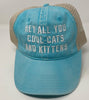  Hey All You Cool Cats and Kittens Hat, ACCESSORIES, BAD HABIT APPAREL, BAD HABIT BOUTIQUE 