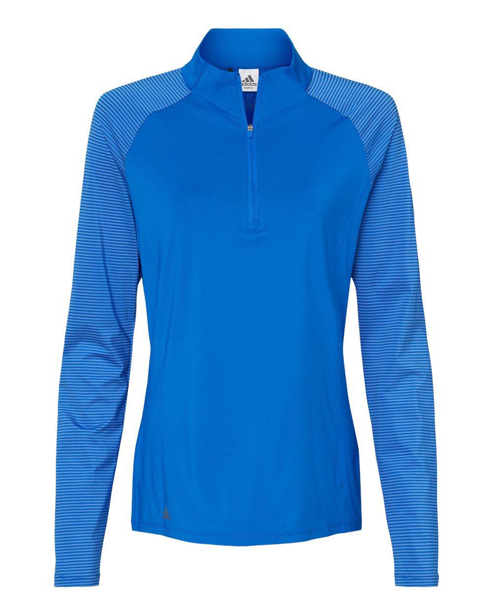 Adidas Women's Stripe Block Quarter-Zip Pullover