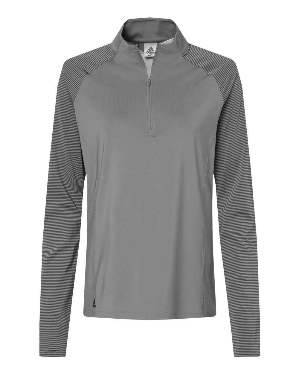 Adidas Women's Stripe Block Quarter-Zip Pullover