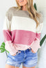 colorblock sweater