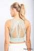 Laser Cut Seamless Sports Bra by Mono B