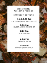 FALL INTO FASHION TICKETS: Fashion Show Lofted Events October 14 & 15