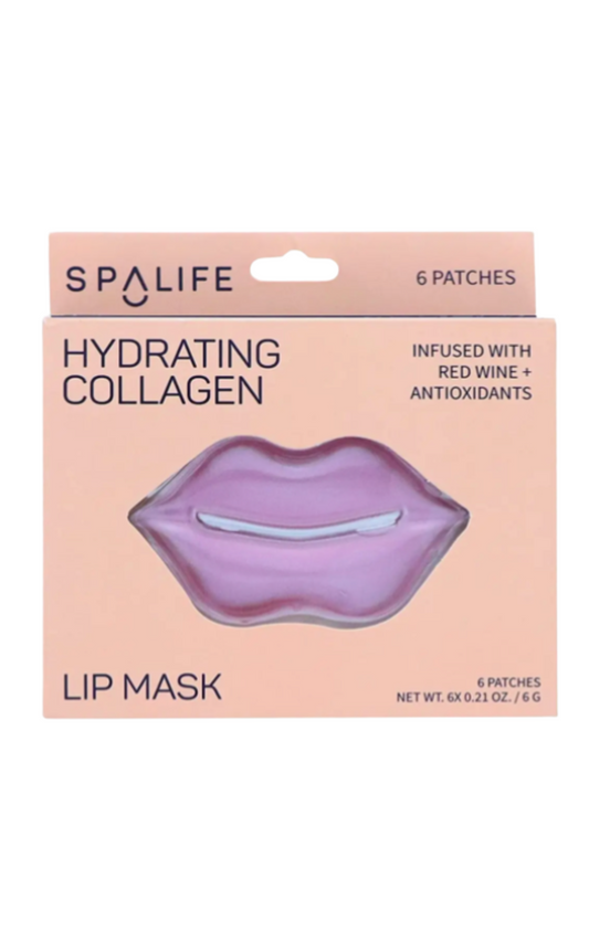 Hydrating Collagen & Red Wine Lip Mask 6 Pack