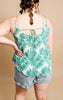 tropical cami tank top