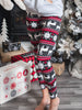  Winter Wonderland Leggings - Black/Red, , BAD HABIT BOUTIQUE , BAD HABIT BOUTIQUE 