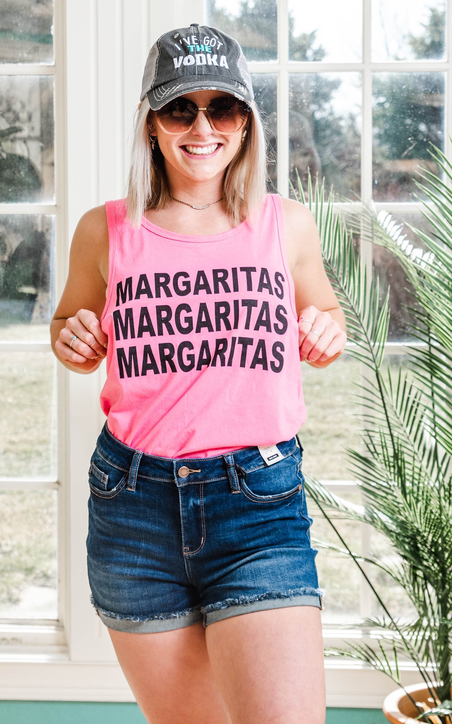 Three Margaritas Please Tank Top - BAD HABIT BOUTIQUE 