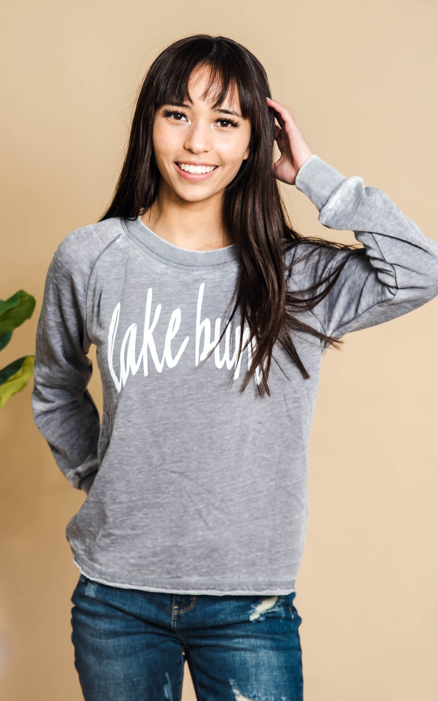 lake bum crew sweatshirt