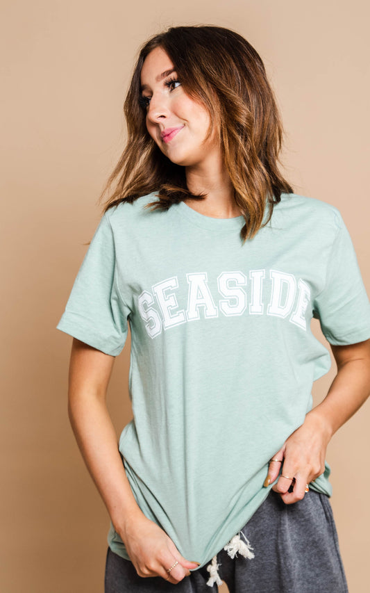 dusty mint seaside tshirt