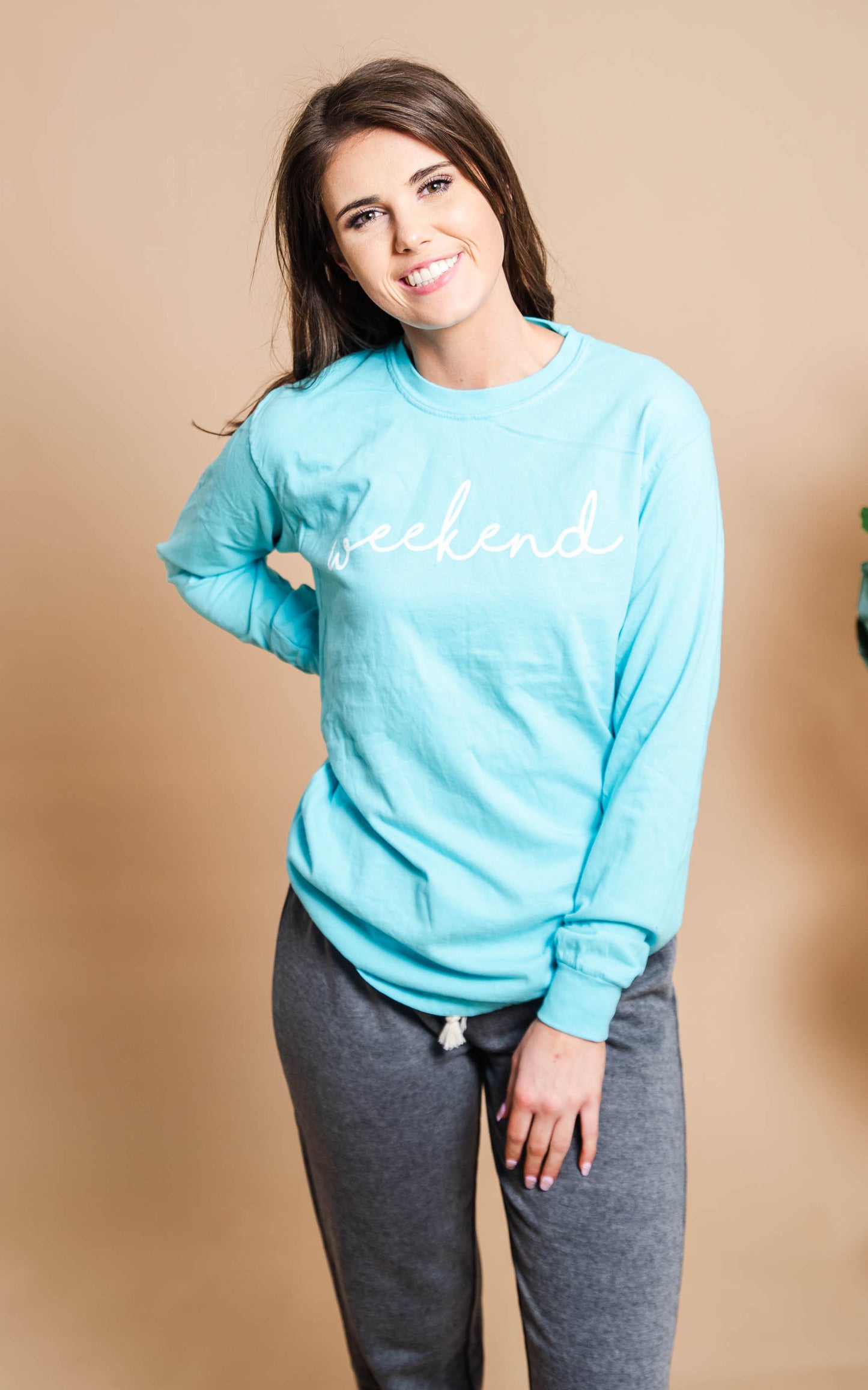 weekend long sleeve top