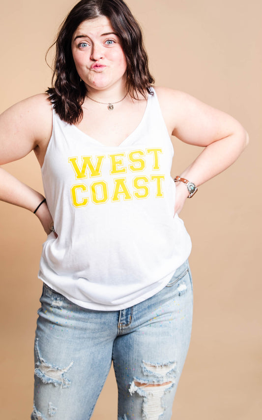 west coast slouchy tank top