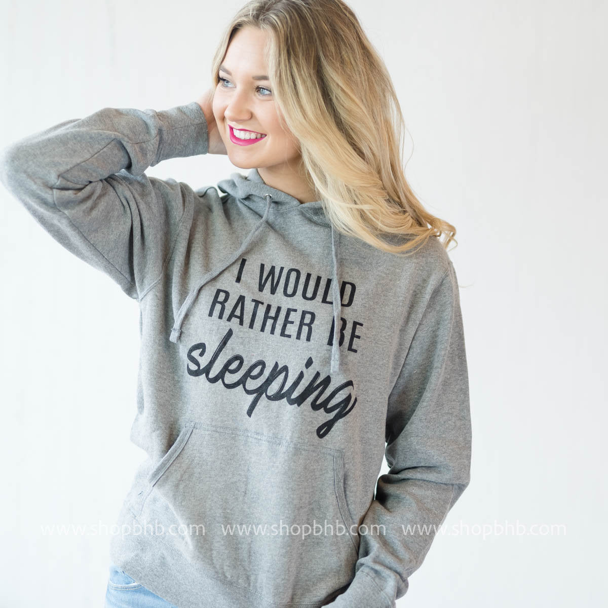 Rather Be Sleeping Hoodie - BAD HABIT BOUTIQUE 