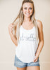 Jet-setter Travel Tank Top - BAD HABIT BOUTIQUE 