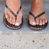 Matisse Malibu Sandal in Black Leopard