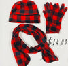 Buffalo Plaid Winter Accessory Set