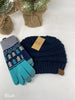 On the 9th Day: C.C. Beanie & Glove Set