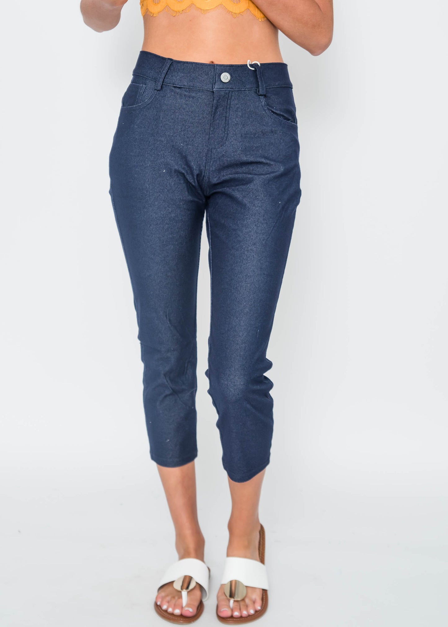 Classic Jeggings Capris - BAD HABIT BOUTIQUE 