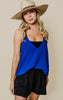 royal blue cami tank 