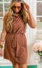 clay button up dress 