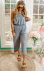 sleeveless cropped jumpsuit 