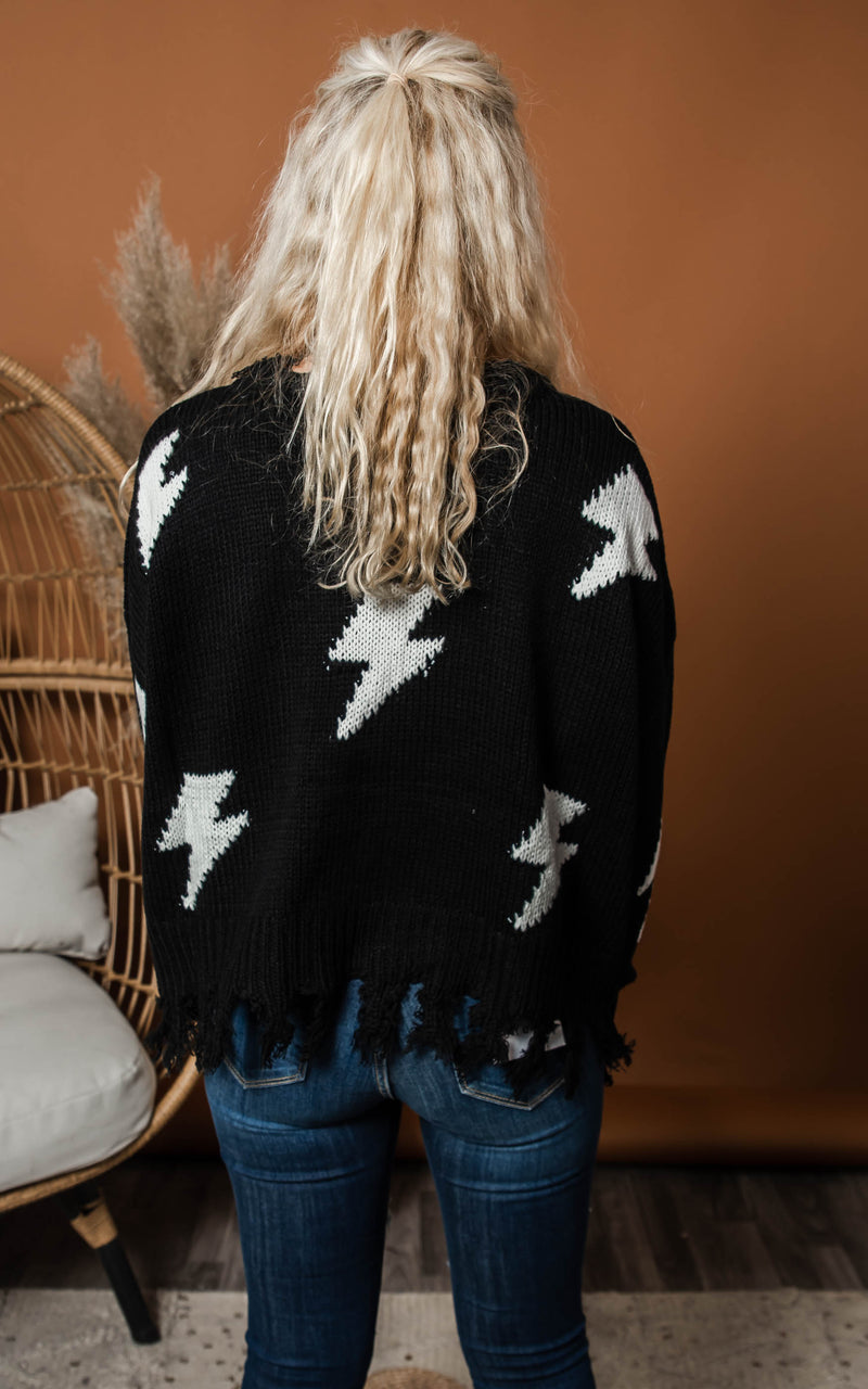 lightning bolt sweater 