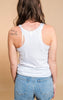 Rainbow River Bum RacerbackTank Top - Heather Gray - BAD HABIT BOUTIQUE 