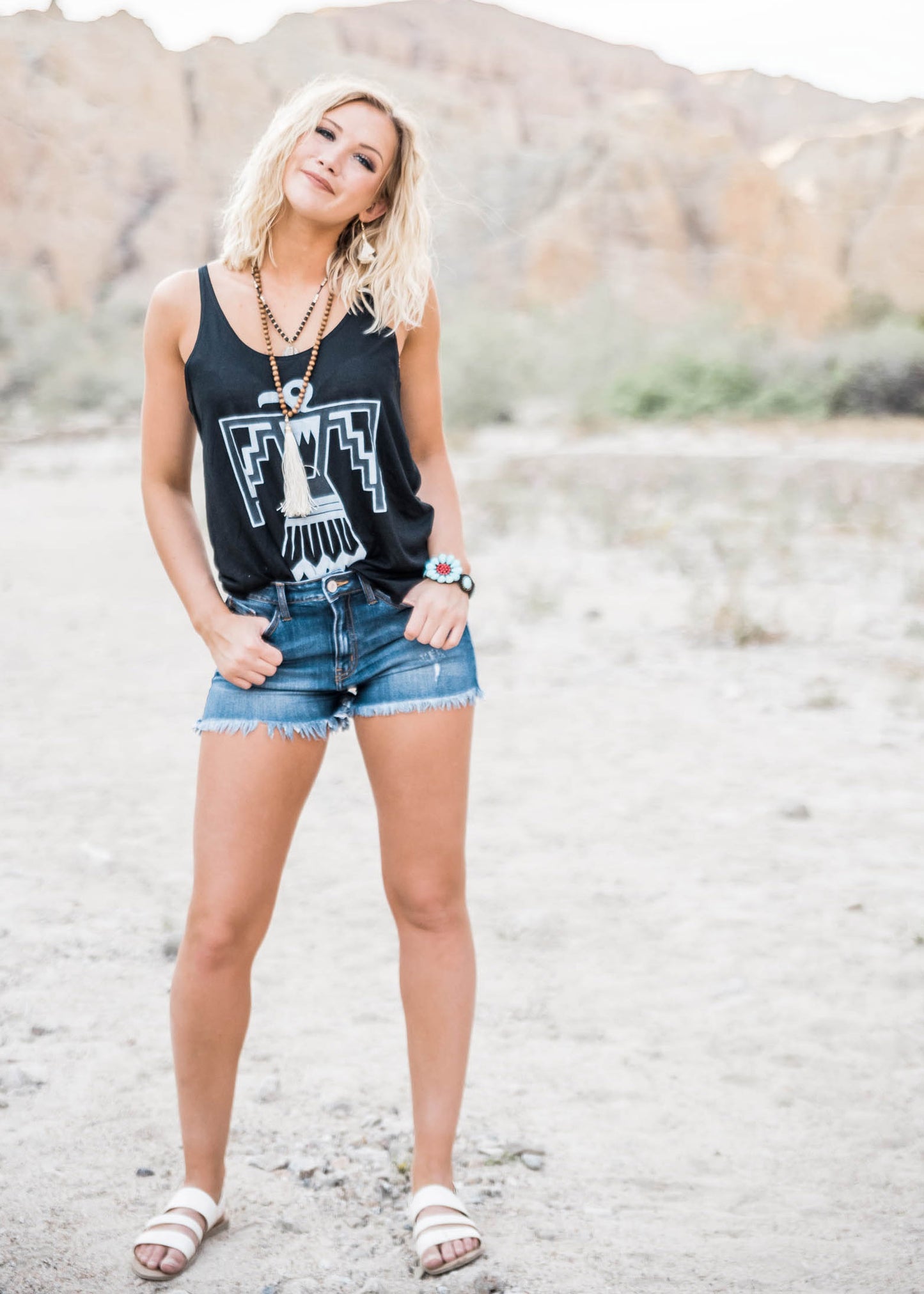 The Thunderbird Tank - Black- BHB Apparel - BAD HABIT BOUTIQUE 