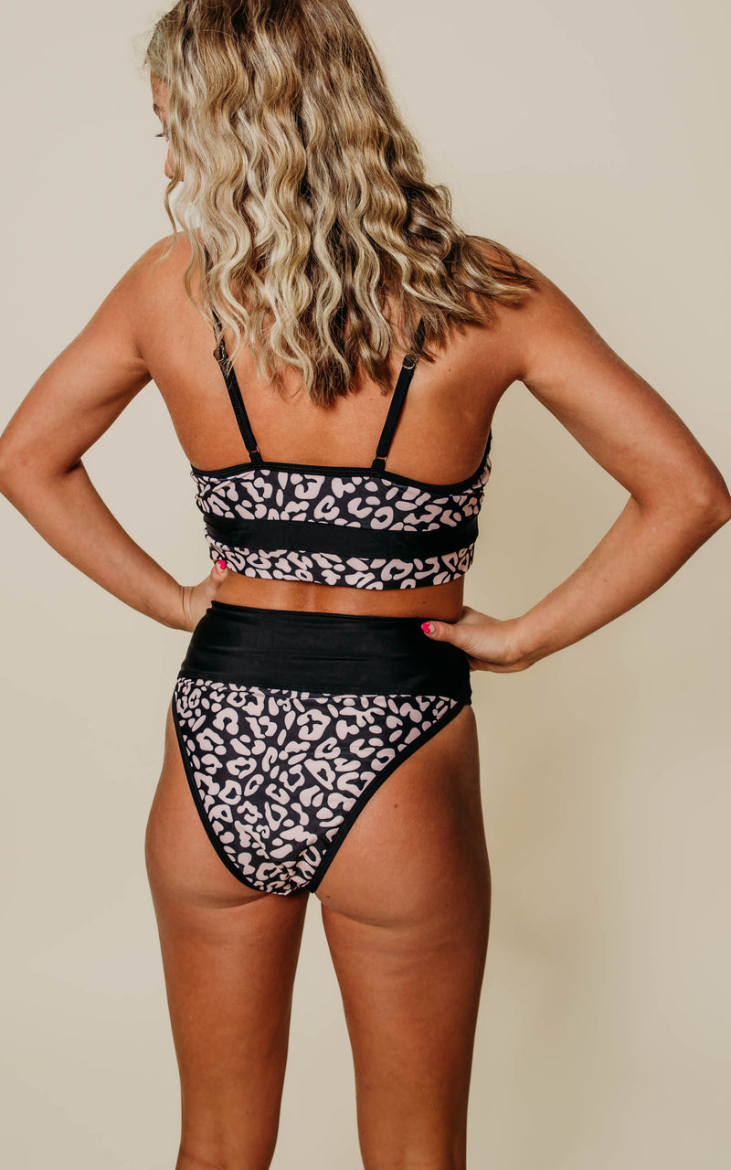 Leopard Two Piece Bikini - Final Sale