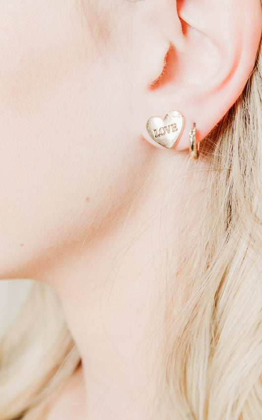 Heart Earrings - 3 pack - Final Sale