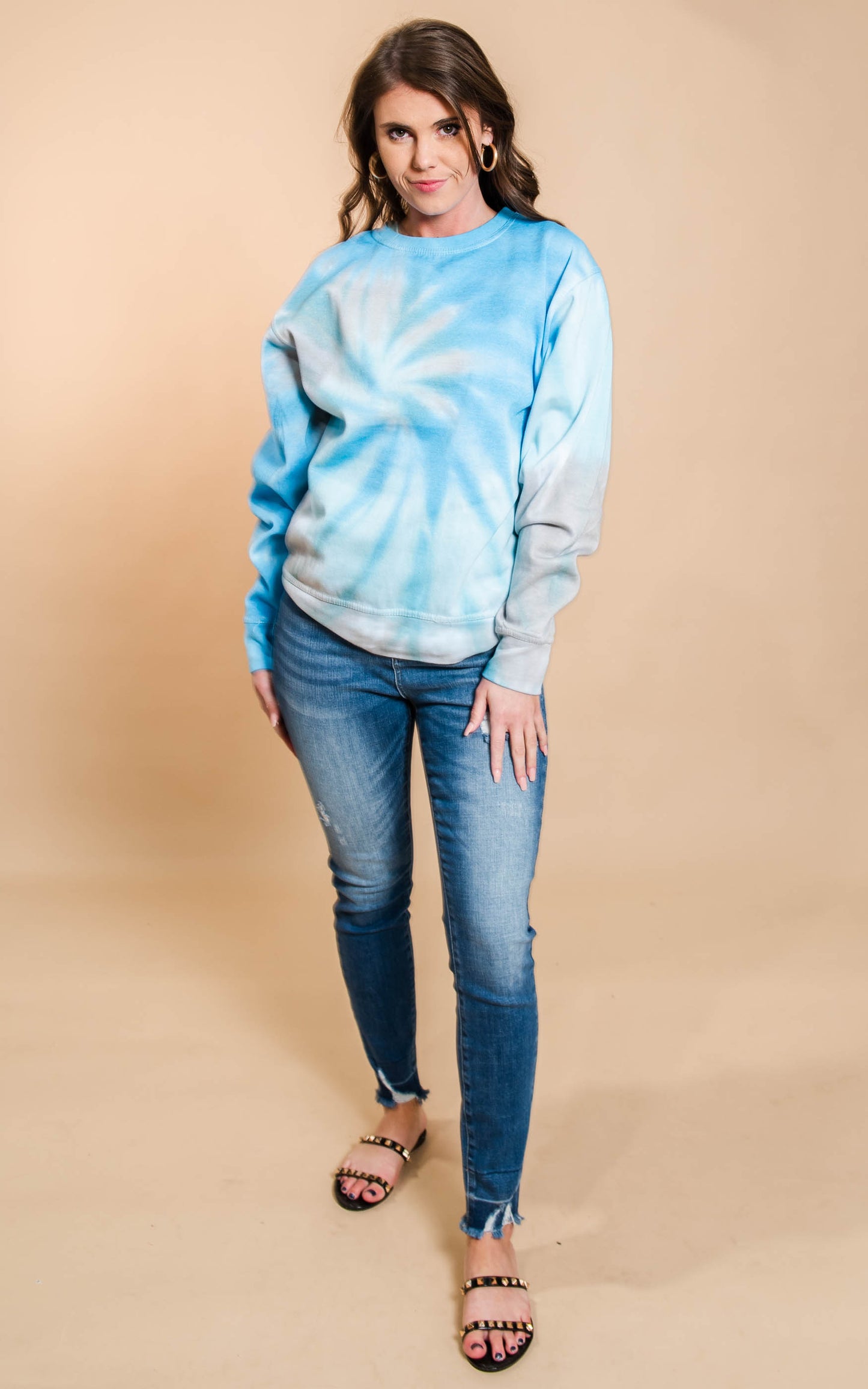 tie dye sweater 