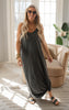 charcoal zenana maxi dress 