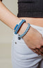 blue bracelets