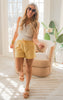 cotton drawstring shorts 