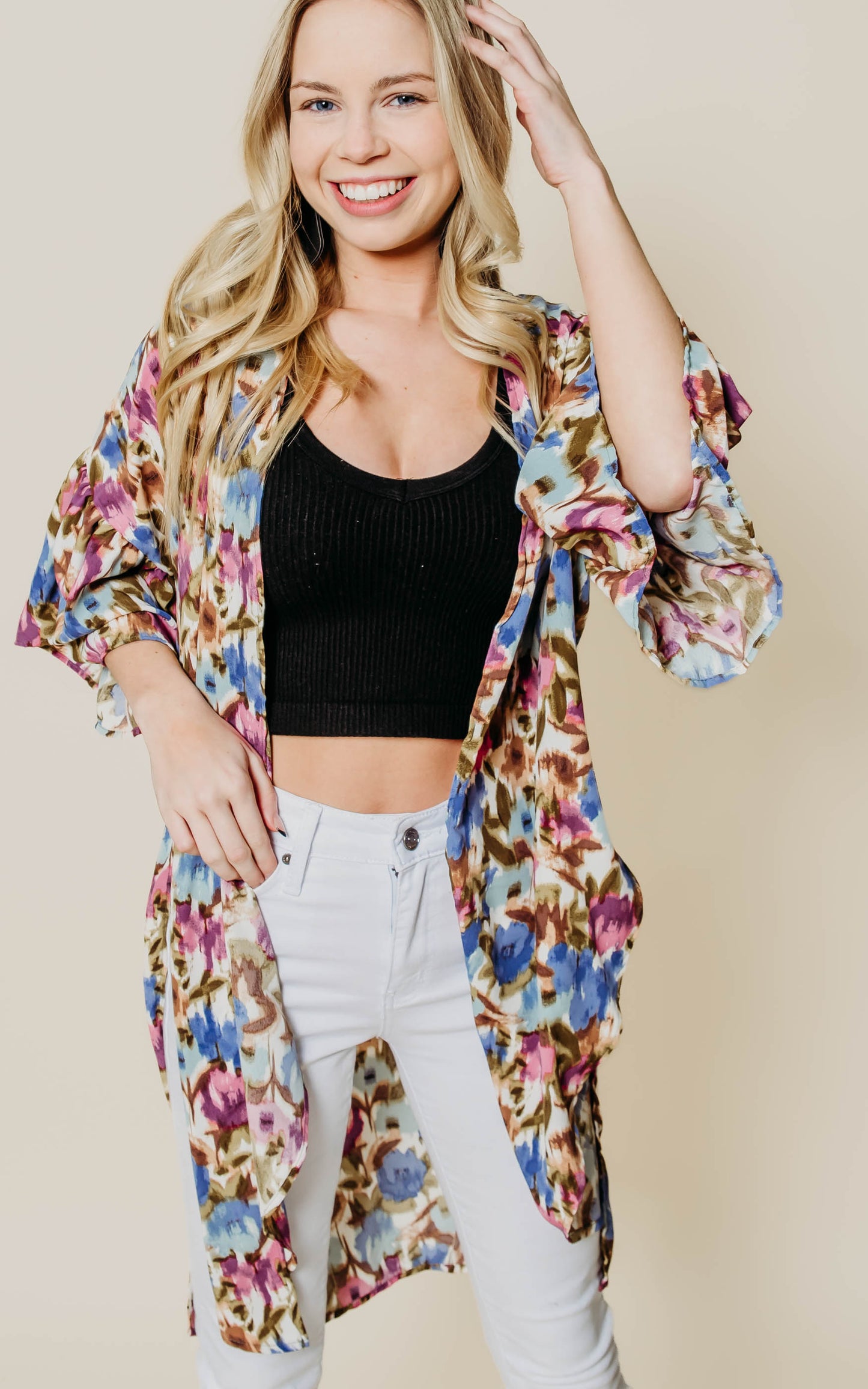 floral kimono 