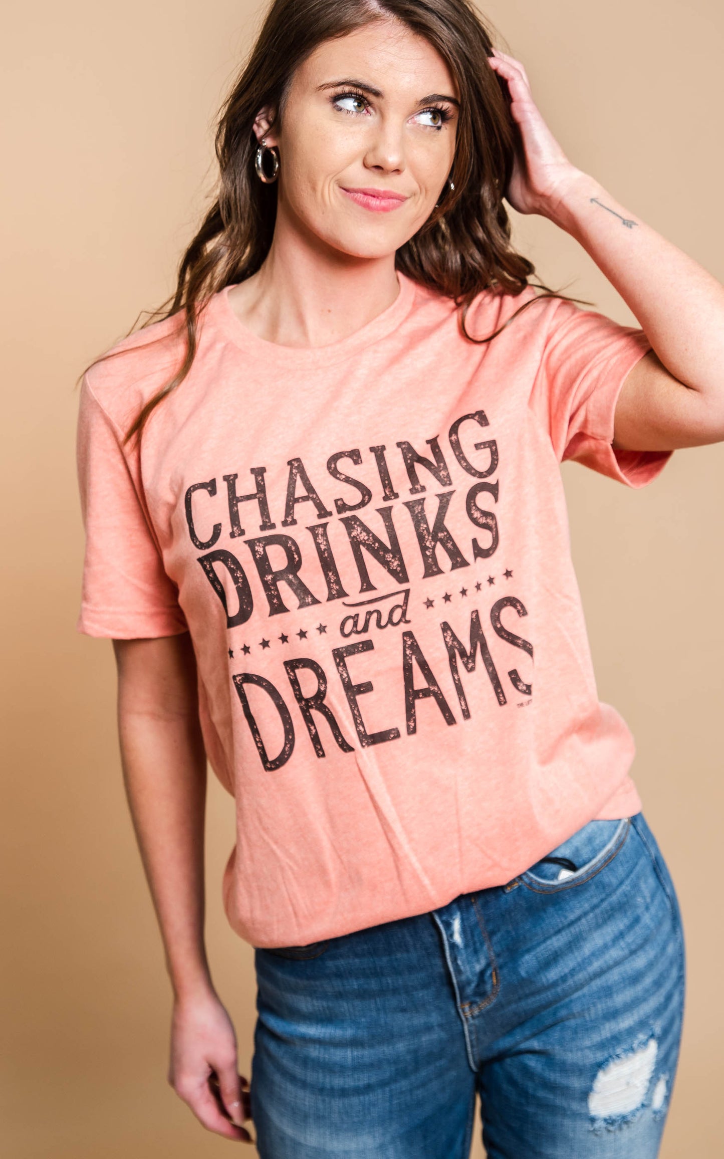 Destin Preorder- Chasing Drinks and Dreams T-Shirt MAY 10TH SHIP DATE - BAD HABIT BOUTIQUE 