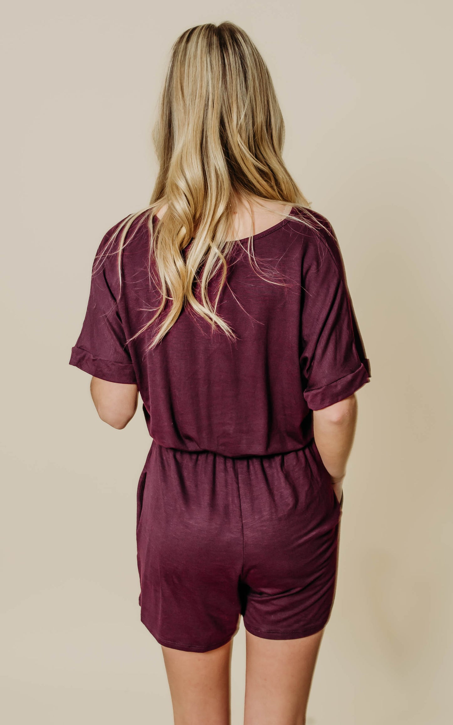 Short Wrap Romper - Heimish - Final Sale