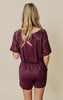 Short Wrap Romper - Heimish - Final Sale