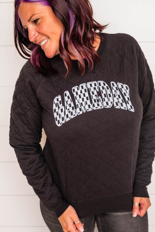 Quilted GameDay Pullover - Final Sale**