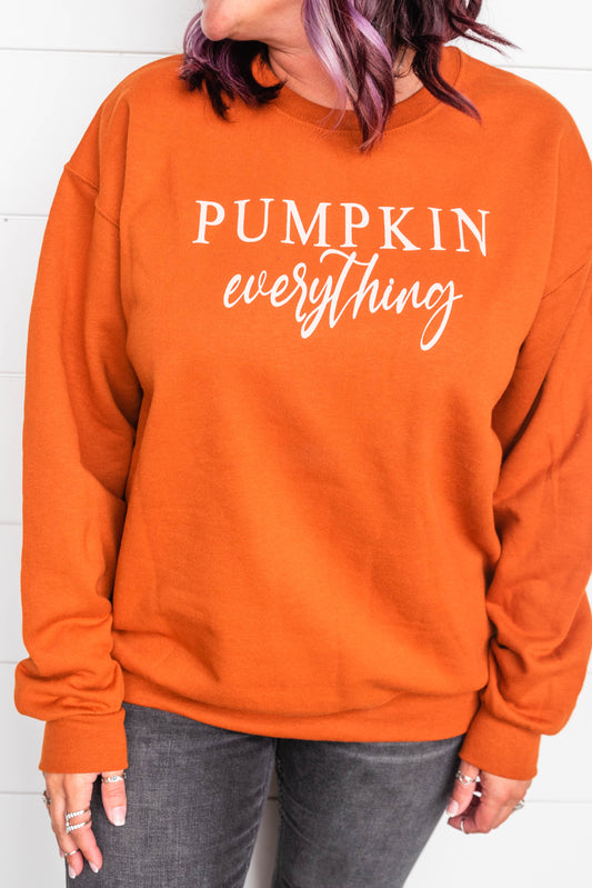 pumpkin orange sweatshirt 