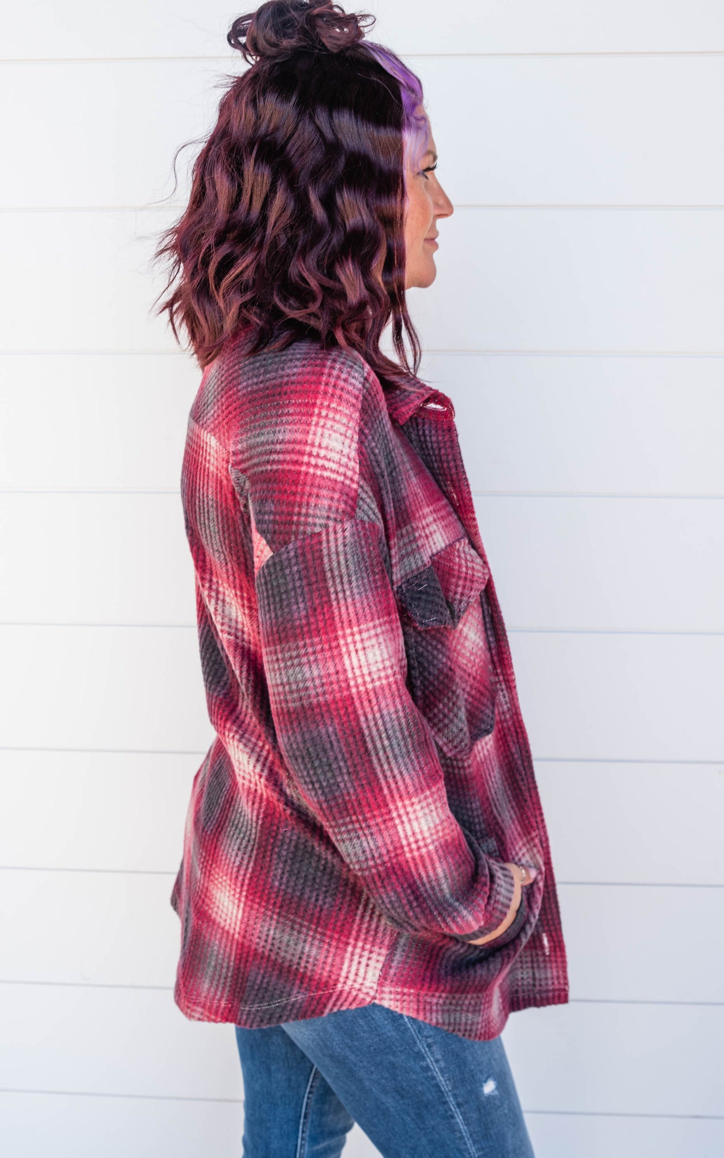 burgundy plaid 