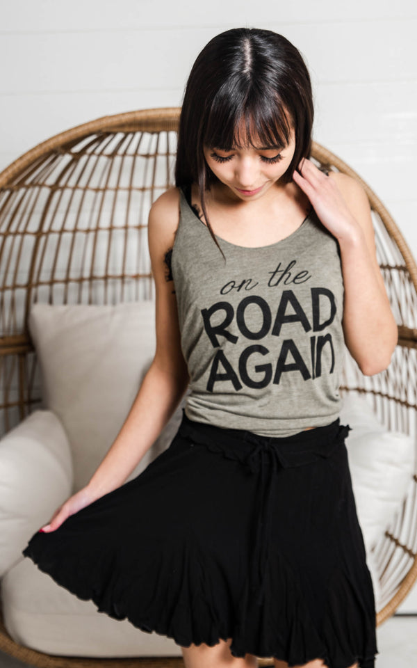 on the road again olive tank 