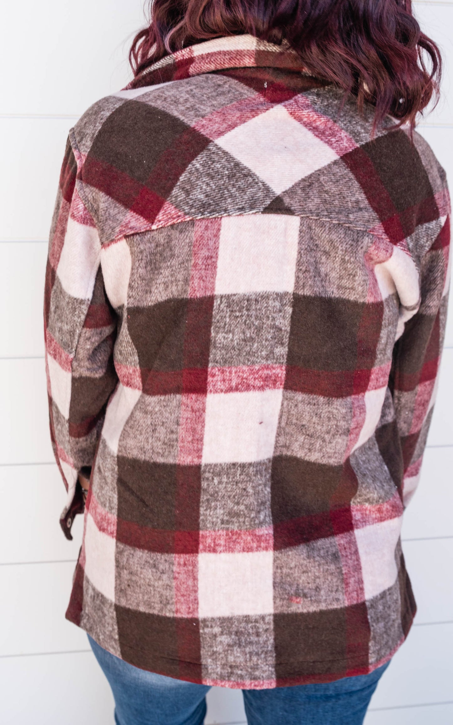 plaid shacket 