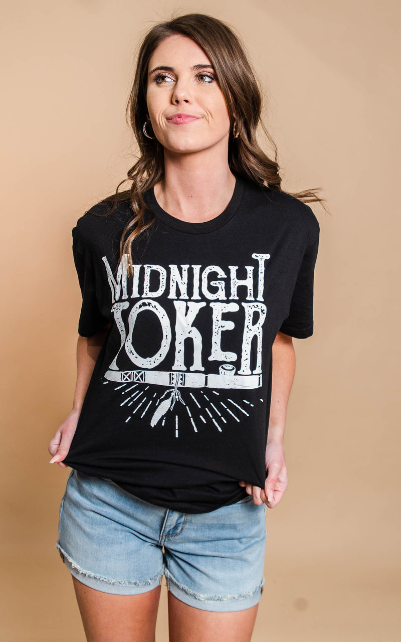 Destin Preorder- Midnight Toker T-Shirt - BAD HABIT BOUTIQUE 