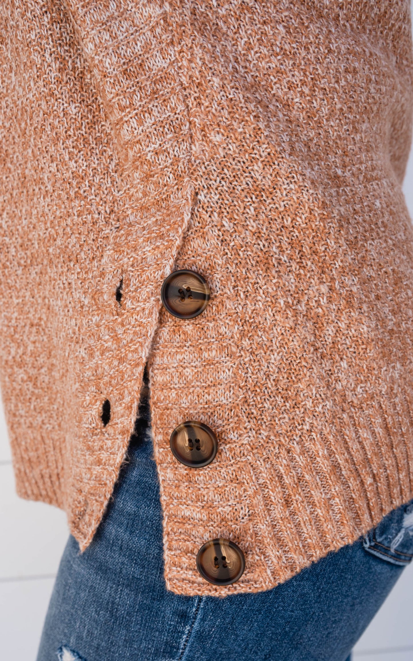 button sweater 