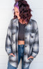 plaid oversized shacket 